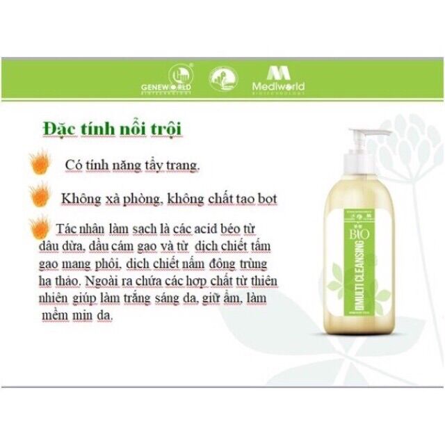 Sữa Rửa Mặt BIO MULTICLEANSING 250G