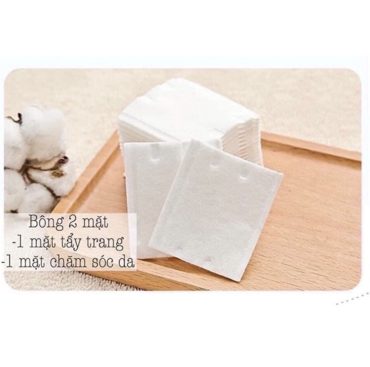 Bông tẩy trang 222 miếng