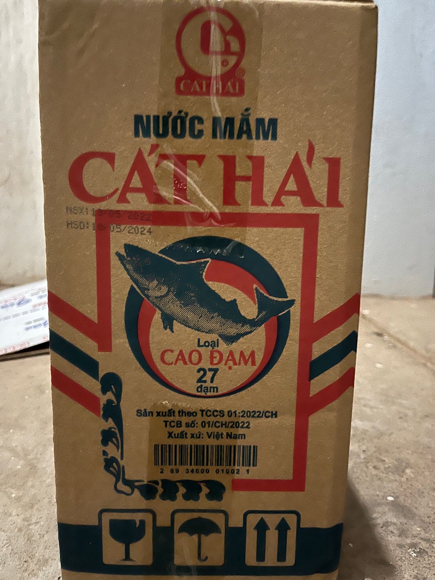 Nước mắm cát hải thùng nhỏ