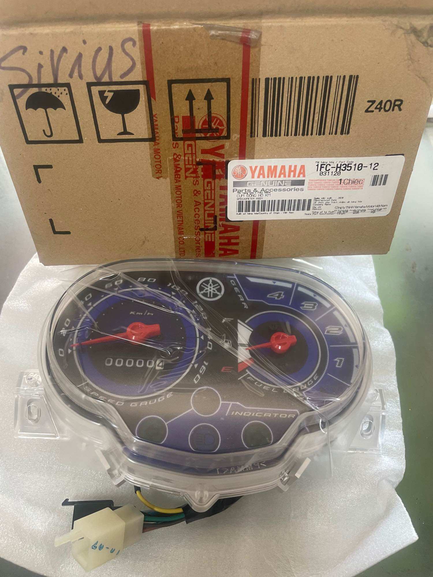 Đồng hồ Yamaha Sirius Fi chính hãng