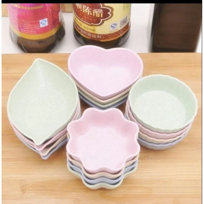 Chén nước chấm hình chiếc lá - chén đựng gia vị chiếc lá