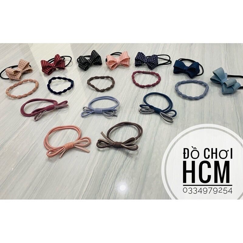 [CỰC DỄ THƯƠNG] Dây cột tóc/ buộc tóc đẹp/ đồ cột tóc/ thun cột tóc dễ thương dành cho bé gái tóc dài