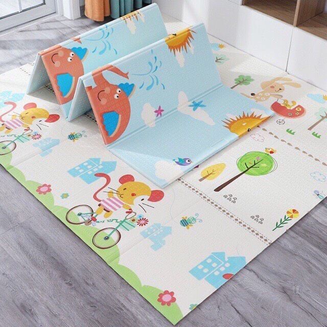 Thảm trải nhà - thảm chống thấm Thảm trải sàn xốp XPE 2 mặt thảm chống thấm 1m8x2m