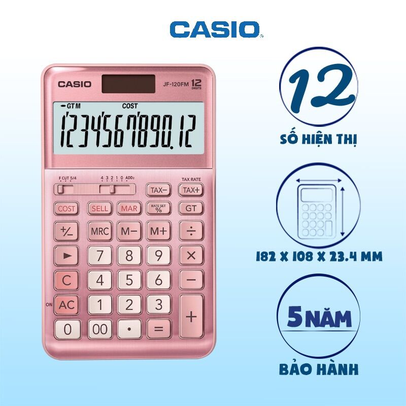 Máy tính Casio JF-120FM CHÍNH HÃNG
