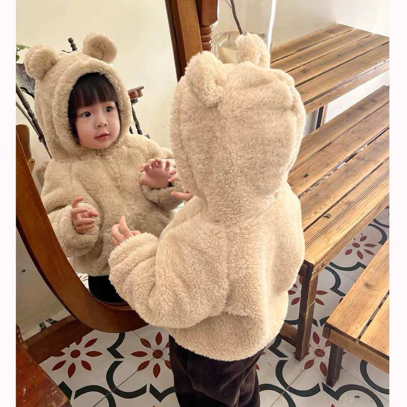 Áo Lông Cho bé Mũ