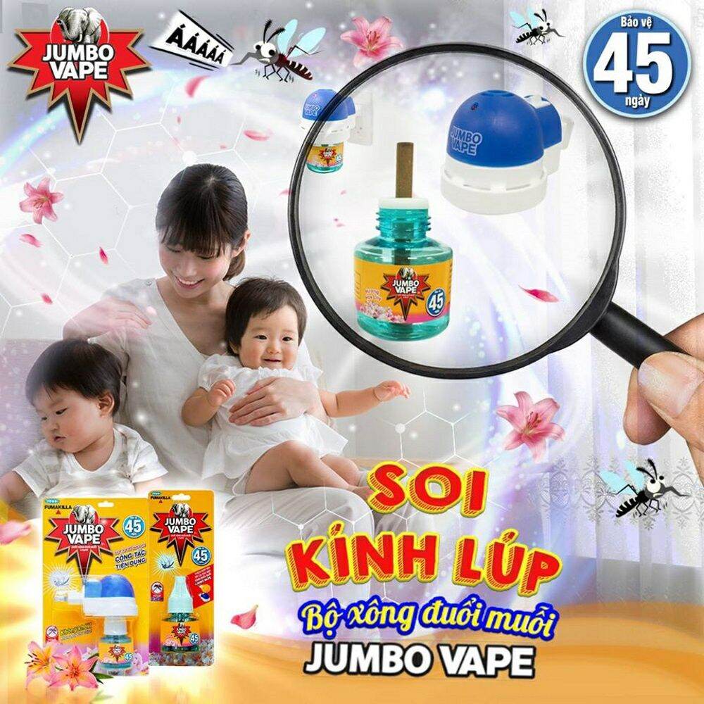 Tinh dầu duỗi muỗi jumbo
