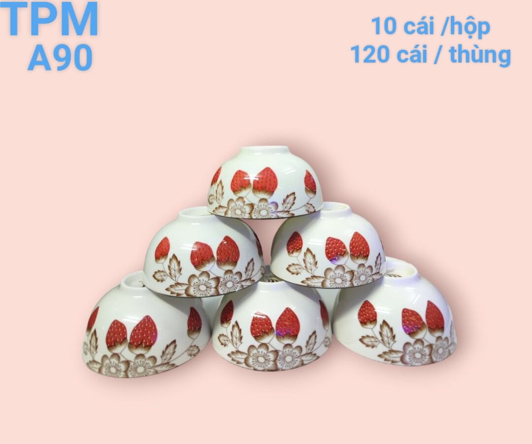 Chén sứ họa tiết 4d chỉ 75k/ hộp 10 cái