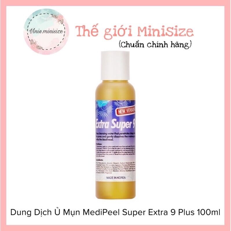 Dung dịch ủ mụn medipeel super extra 9 plus 100ml | vinie.minisize