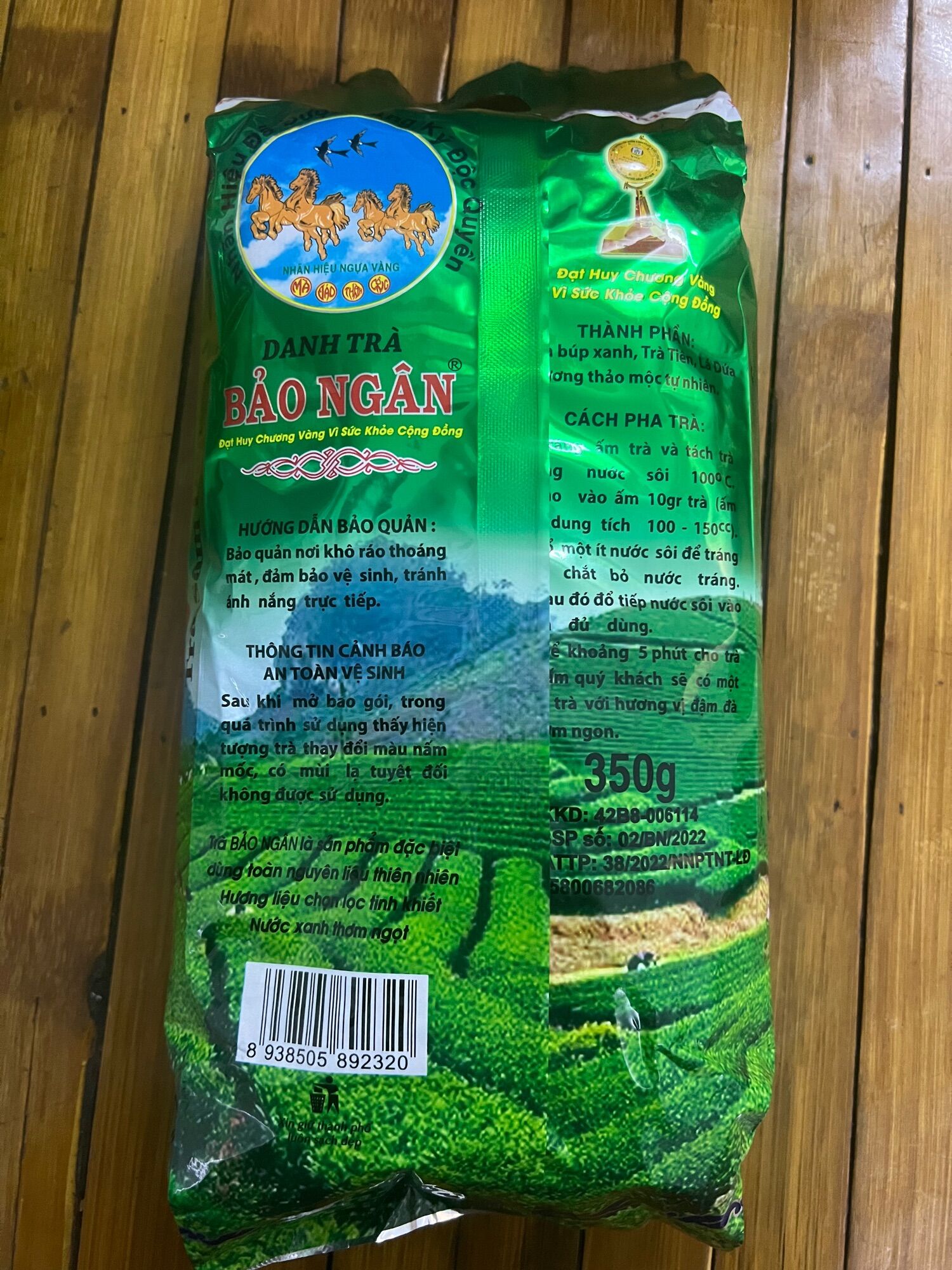 Trà bảo ngân gói 350gr