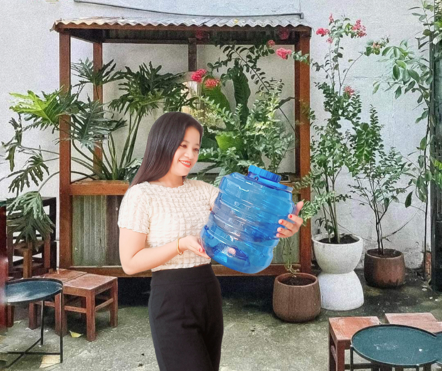 Bình nhựa đựng nước 10 lít