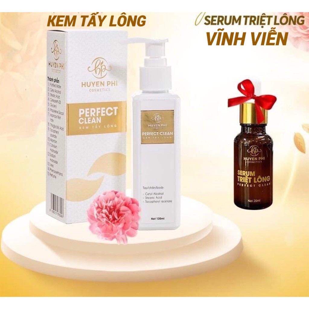 Kem Tẩy Lông Huyền PHI tặng Kèm SERUM Triệt Lông Vĩnh VIễn Chính Hãng HUYỀN PHI