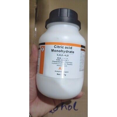 Acid citric C6H8O7 axit citric tinh khiết axit chanh chai khối lượng 500g