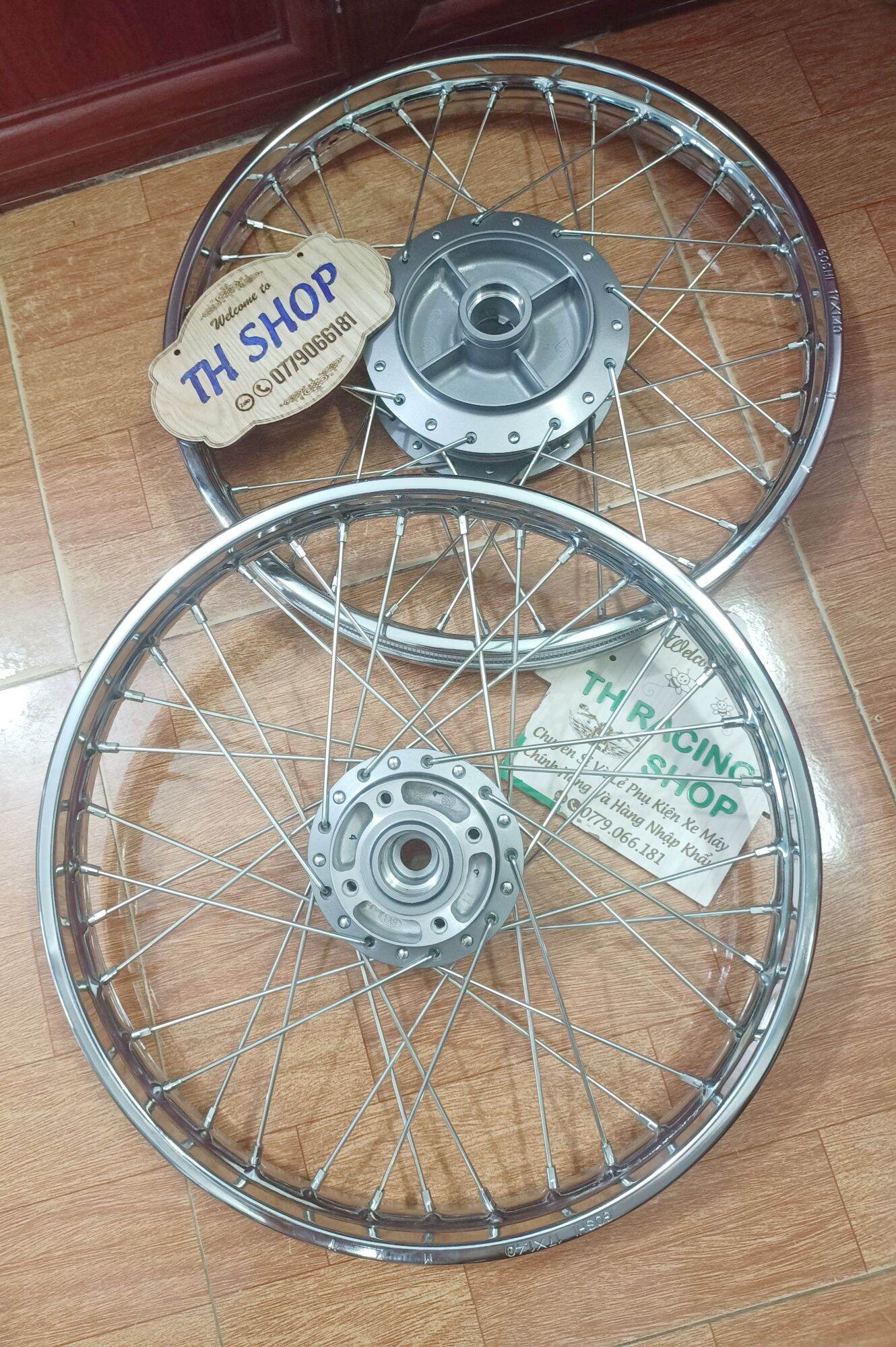 BÁNH CĂM SIRIUS ZIN THẮNG ĐĨA TRƯỚC SAU ĐÙM GẮN VỪA CÁC DÒNG XE EXCITER 2008-2010 SIRIUS JUPITER TAURUS MỚI Y NHƯ HÌNH SẢN PHẨM CHẤT LƯỢNG NHANH TAY MUA NGAY