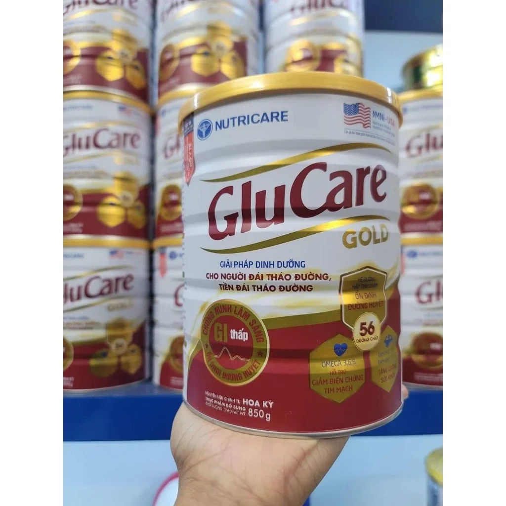 Sữa bột Glucare Gold 850g (Mẫu mới)