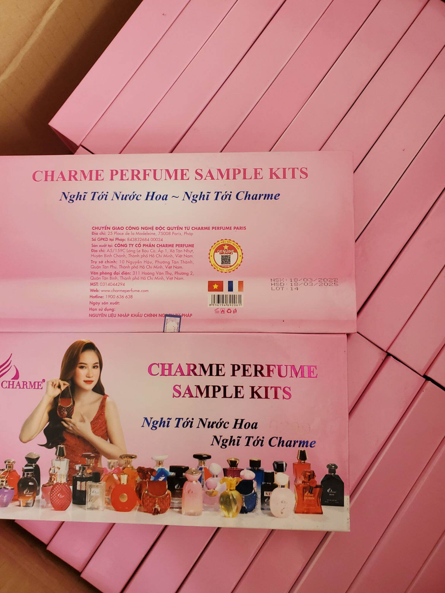 Bộ test nước hoa thử 30 mùi char-me