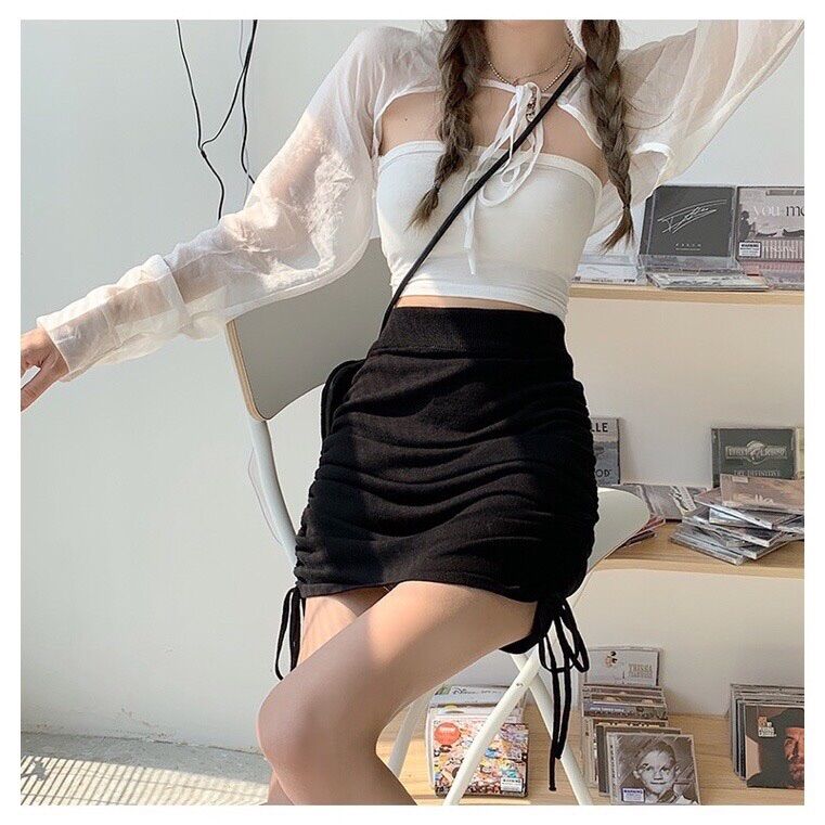 CHÂN VÁY RÚT DÂY XINH CỰC ĐẸP R2