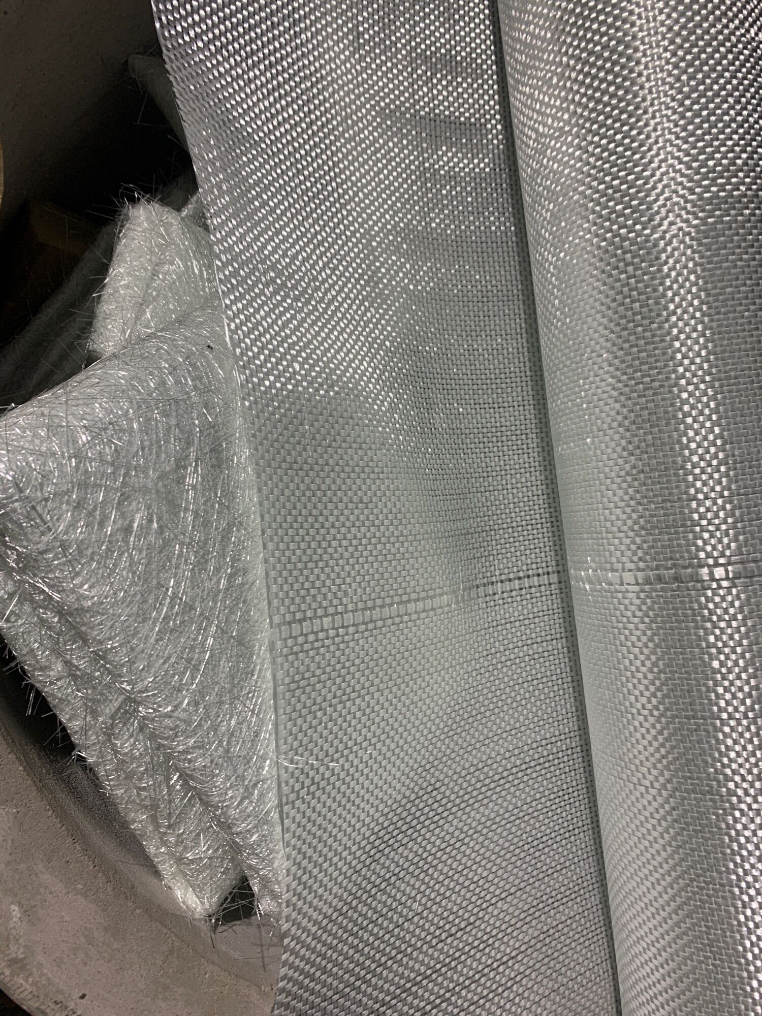 [0.5kg]-Sợi Thuỷ Tinh làm composite, nhét pô xe...