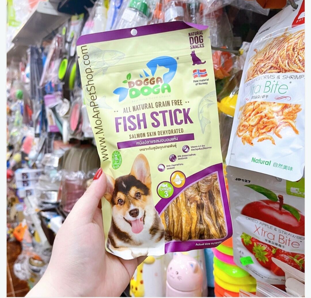 Da cá hồi chiên giòn dogga doga thái lan
