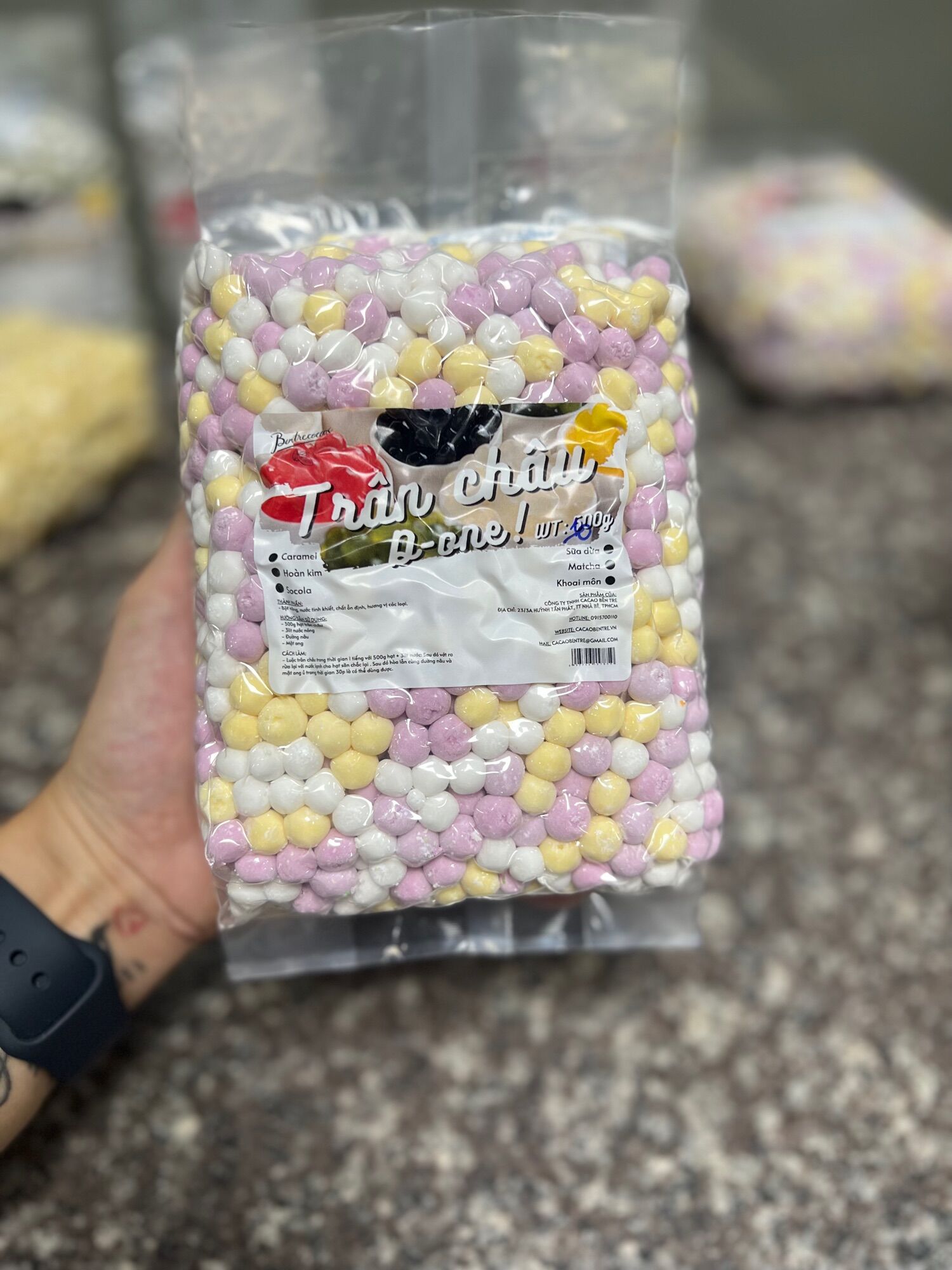 Trân châu khoai dẻo cốt dừa
