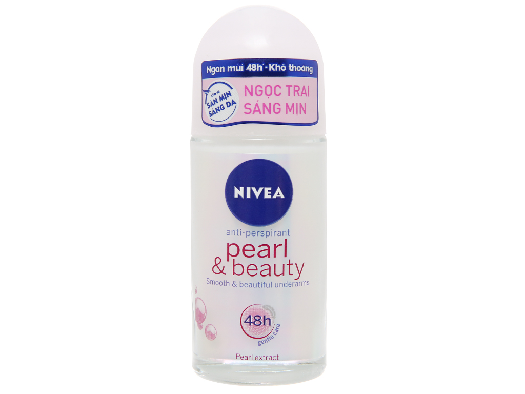 Lăn khử mùi Nivia ngọc trai 50ml