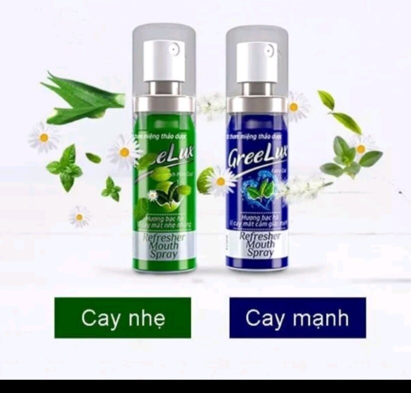 Xịt thơm miệng thảo dược greenlux 12 ml