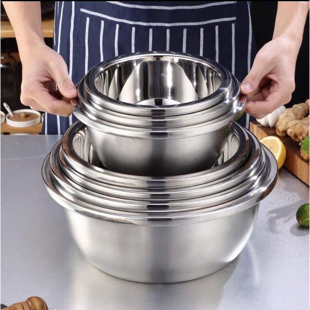 Tô trộn bột inox ( Âu trộn bột ) 20cm
