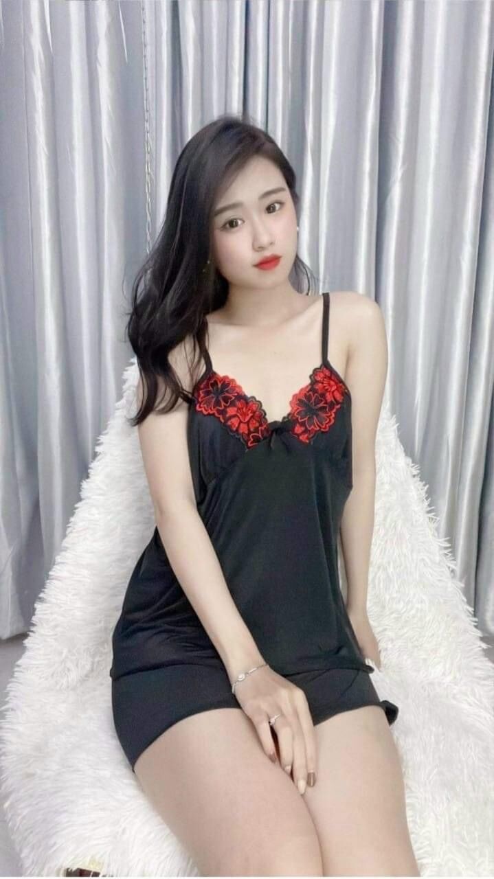 Bộ đùi thun lạnh tay 2 dây phối ren hoa sexy