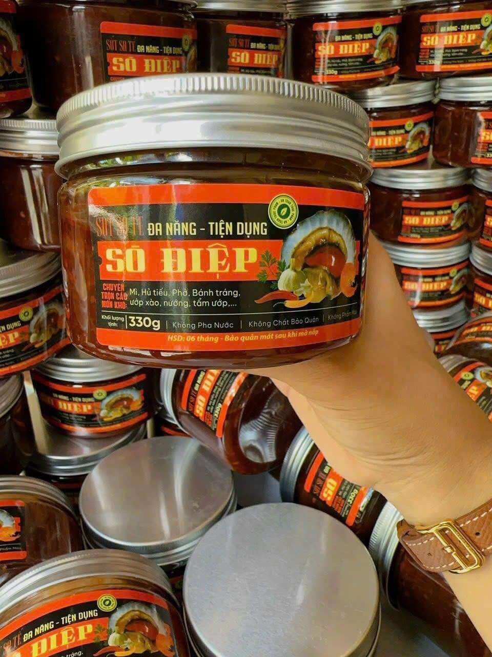 Sốt Sò Điệp Sate hộp 300-350gr