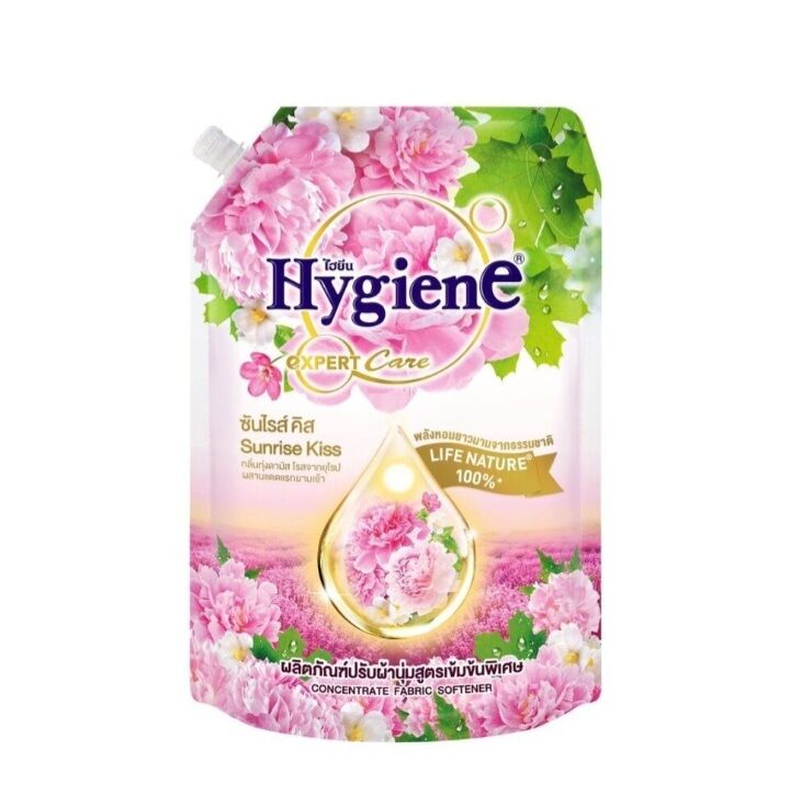 Nước xả vải đậm đặc Hygiene đen Expert Care hương hoa mẫu đơn túi 2 lít
