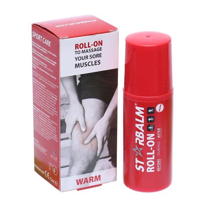 Chai lăn làm nóng cơ STARBALM ROLL ON WARM  75ml