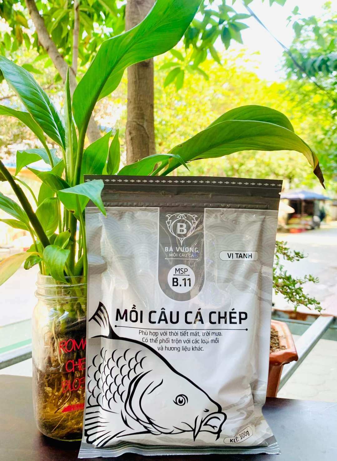 Mồi câu cá chuyên chép B11 loại 300gr - Mồi câu Bá Vương