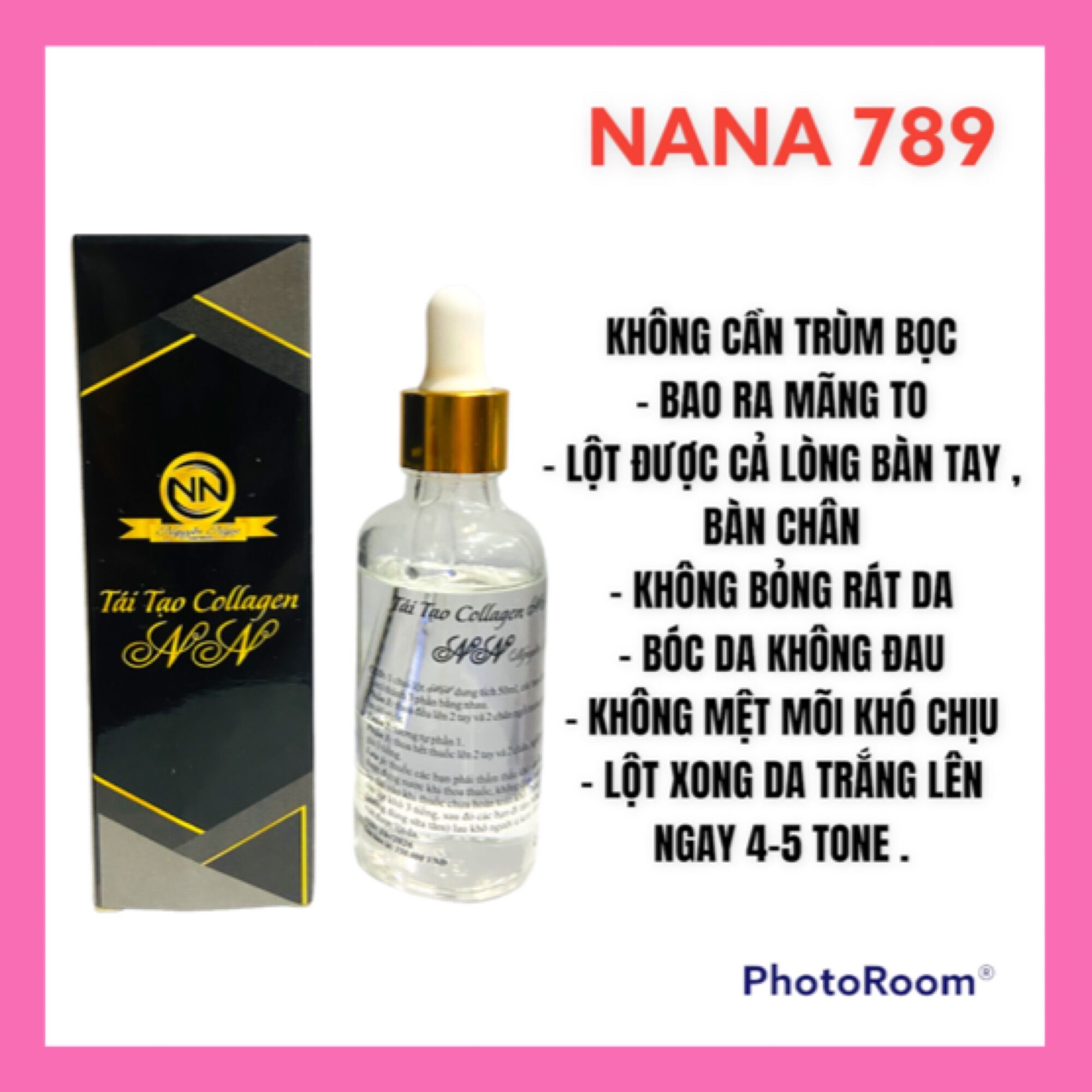 Nước lột da sinh học Collagen NN mảng to
