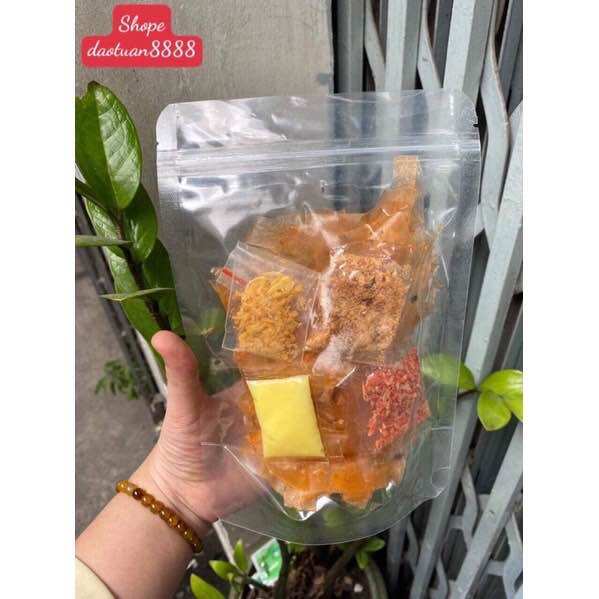 Bánh tráng trộn top mở + mỡ hành