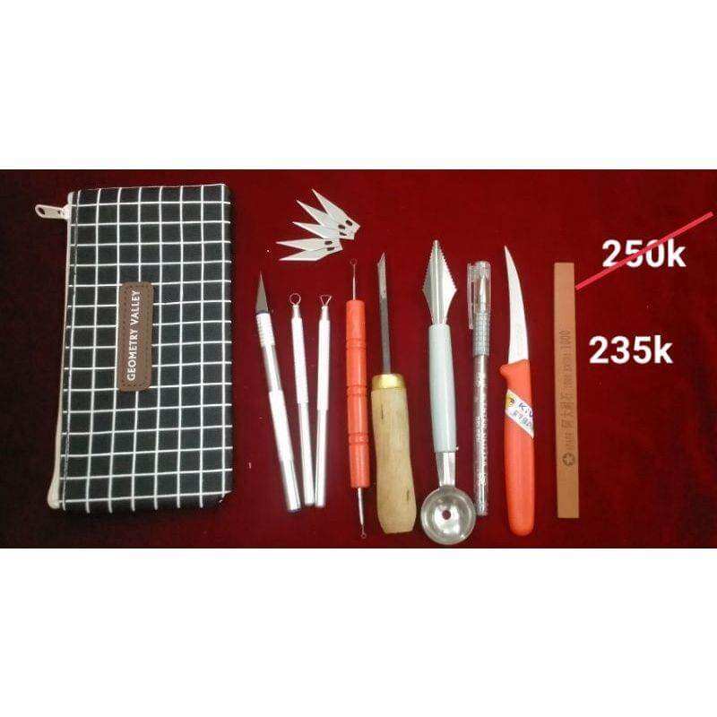 combo bộ khắc cạo dưa cơ bản