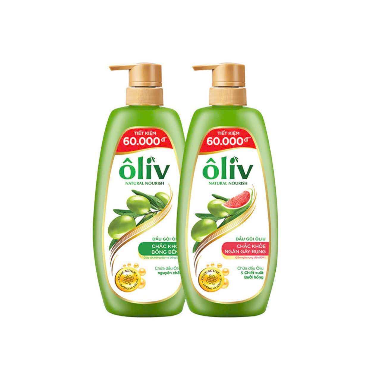 Dầu Gội Ôliv Chắc Khỏe và Bồng Bềnh 1Lít