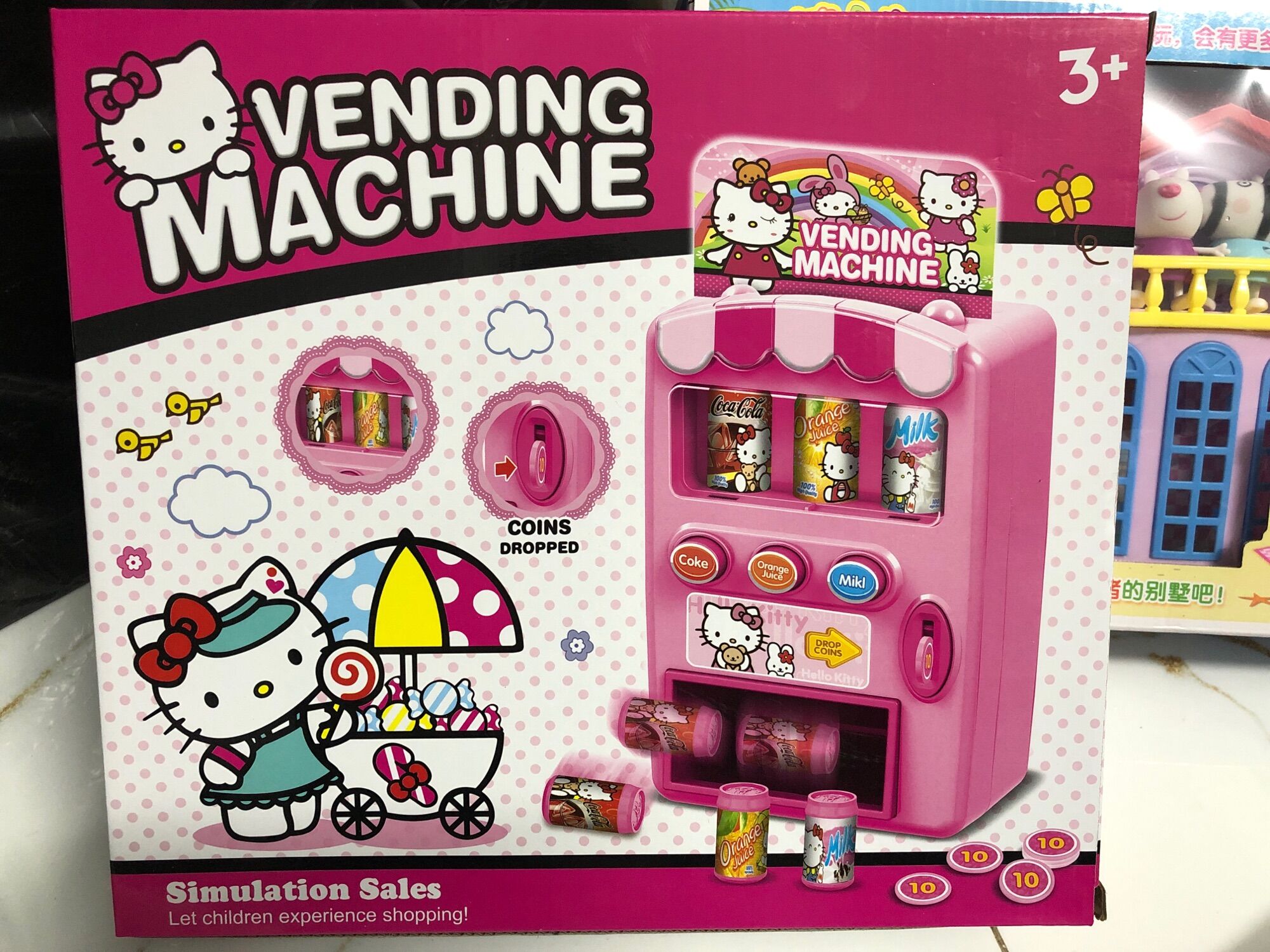 Máy bán nước tự động của hello kitty Cho bé
