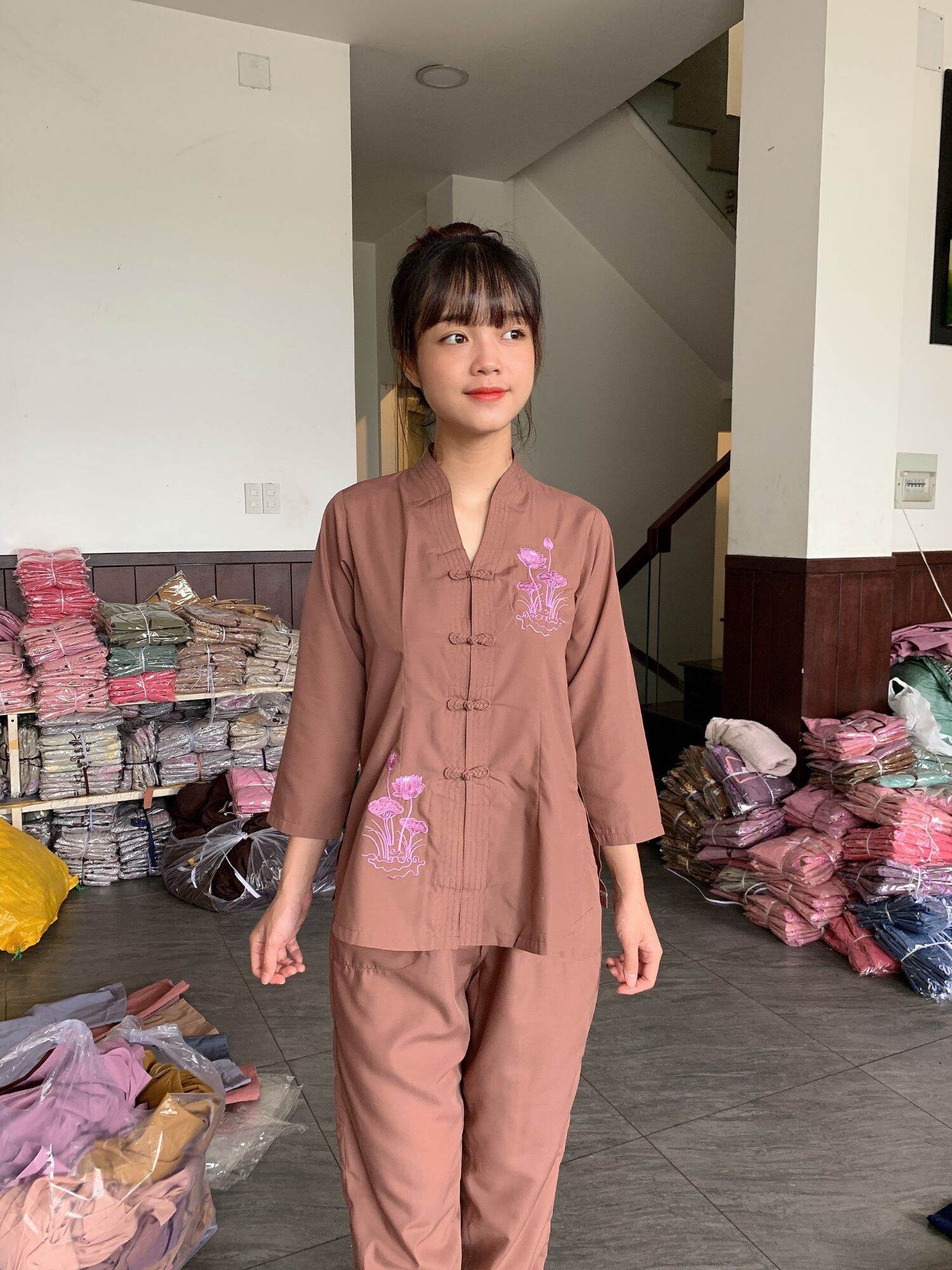 Đồ lam đi chùa# đồ Phật tử#balaitim