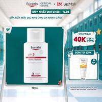 Sữa Rửa Mặt Dịu Nhẹ Cho Da Nhạy Cảm Eucerin pH5 Sensitive Skin Facial Cleanser 100ml