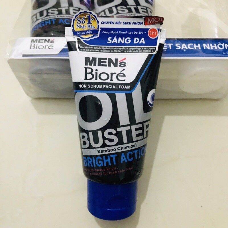 01 túyp sữa rửa mặt biore men 50g
