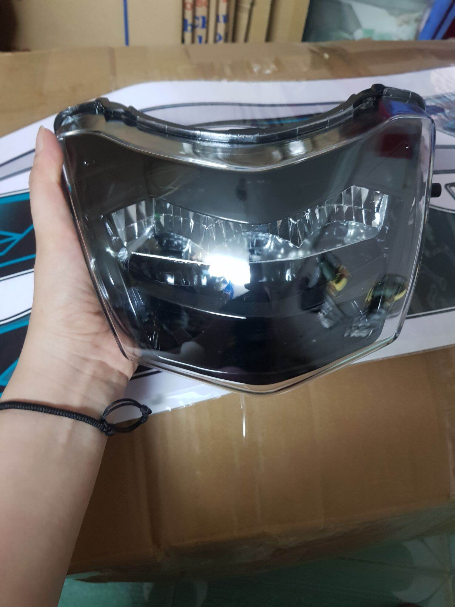 Đèn pha led 2 tầng gắn xe wave s , wave rs