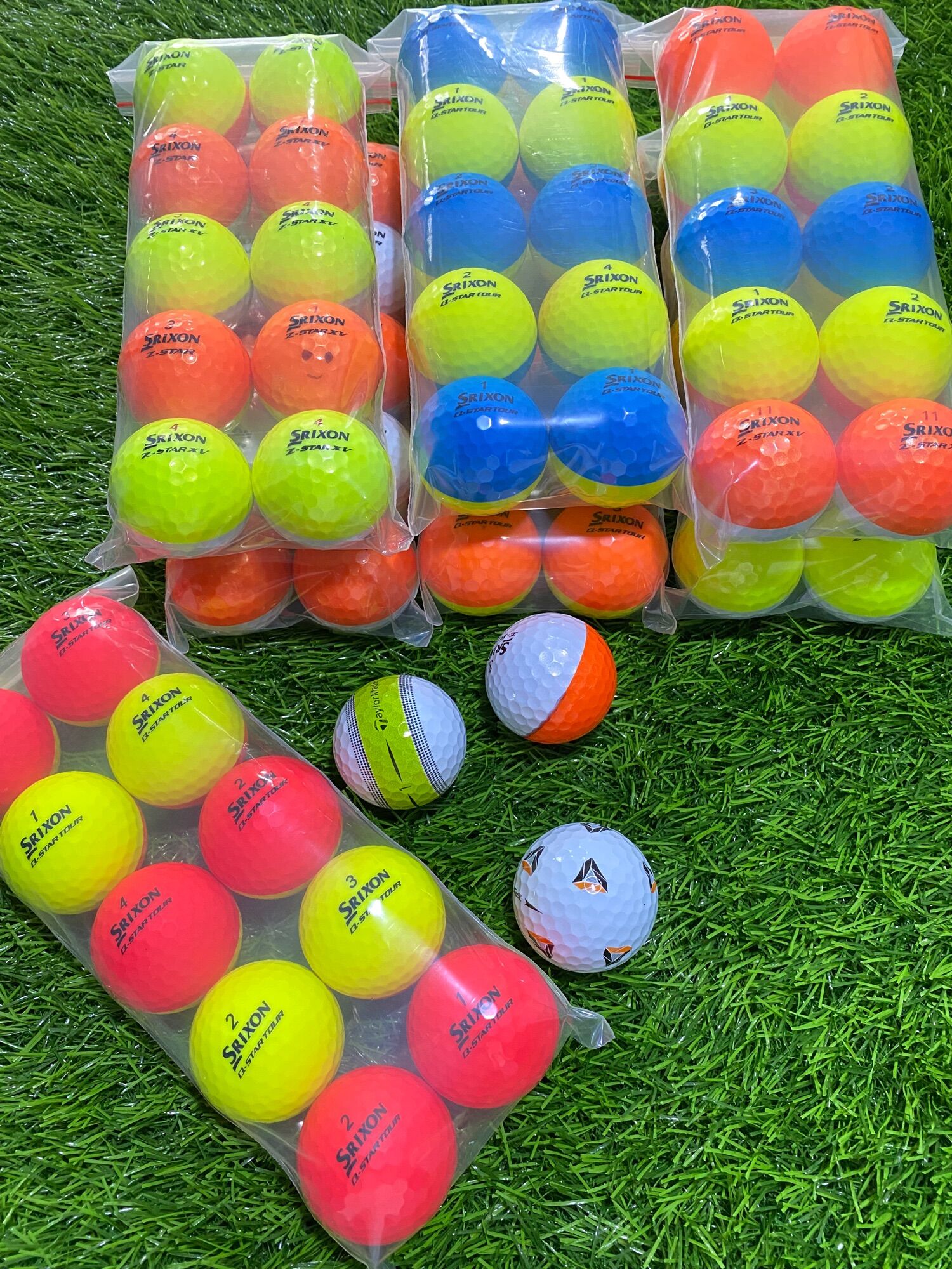 Bóng golf Srixon 2 màu (combo 10 quả)