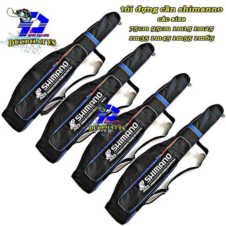 Túi đựng cần câu cá shimano . Đầy đủ các size từ ( 75cm -> 1m65)