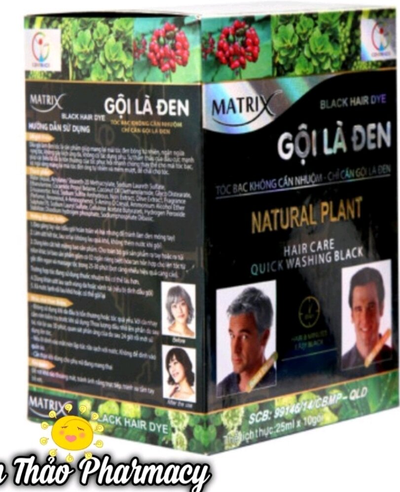 Dầu Gội Matrix GỘI LÀ ĐEN - Gói 25ml.