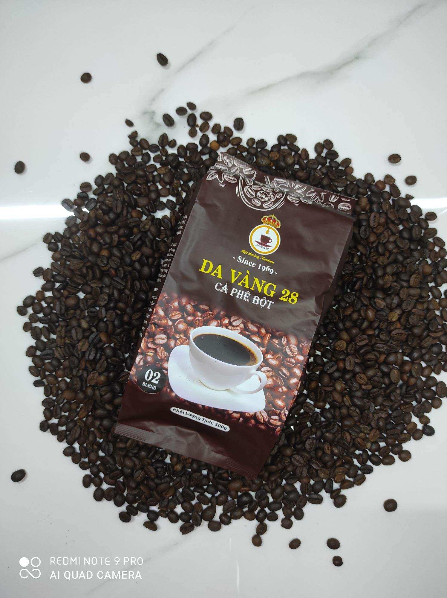 cà phê rang củi DA VÀNG 28
