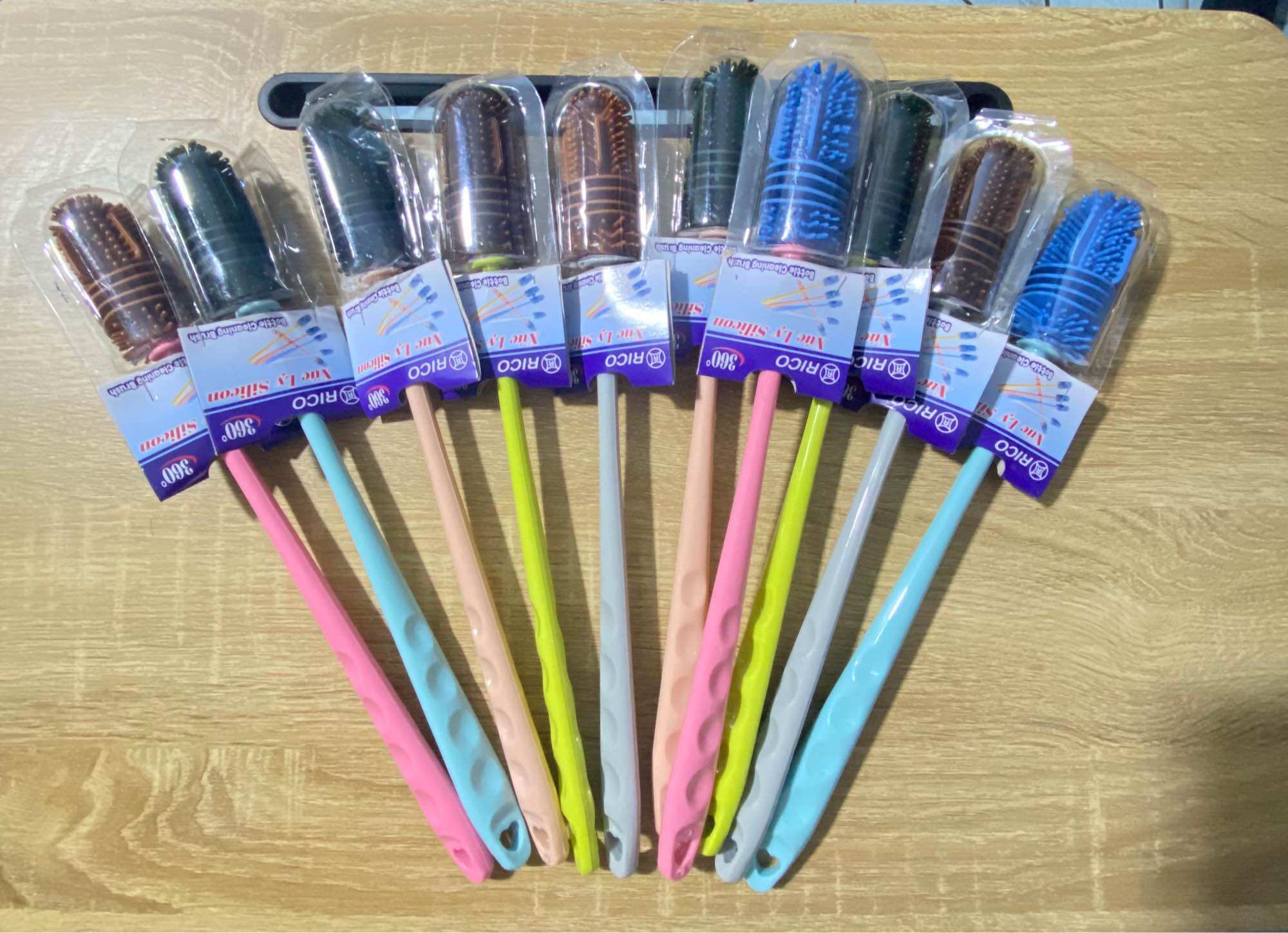 Cây Cọ Rửa Silicon Vệ Sinh Ly cốc, Bình Sữa Cao Cấp