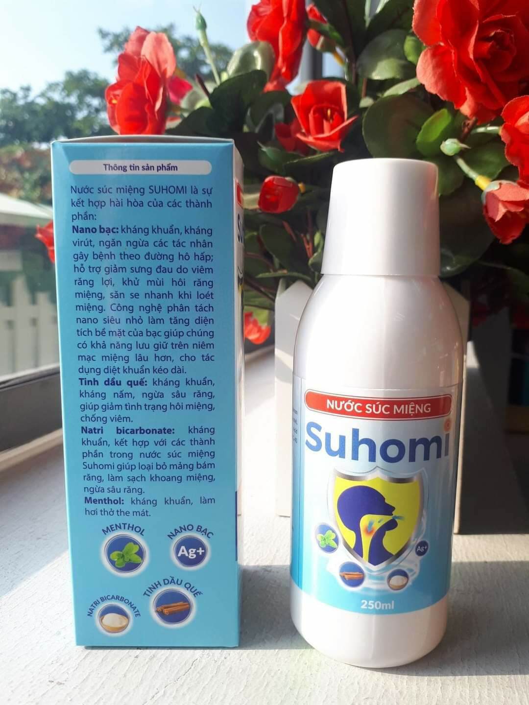 Nước Súc Miệng Nano Bạc Suhomi. Bán lẻ giá sỉ.