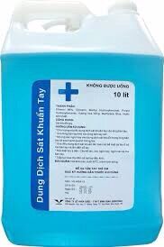 Dung dịch sát khuẩn tay nhanh Bidiphar can 10 lít