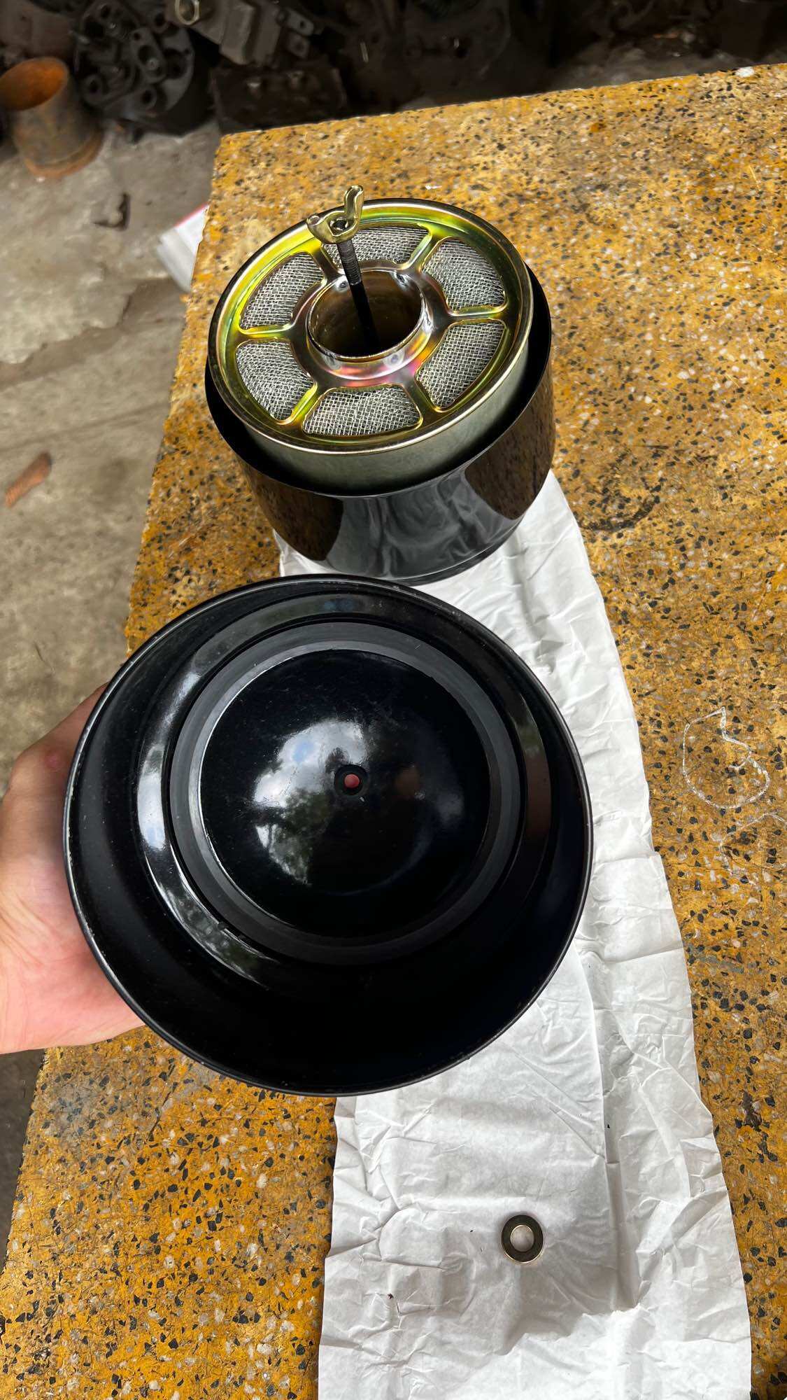 Lọc gió , Bô e Rv125-2 cổ 52mm