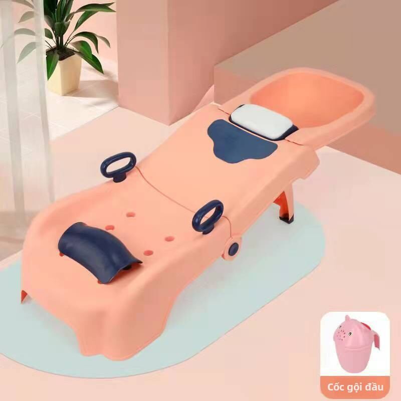 Ghế Tắm Trẻ Em Gấp Dày Cho Trẻ Từ 1-10 Tuổi Đồ Dùng Tắm Trẻ Em Ghế Tắm Trẻ Em Bằng Vải Cotton Pha Trộn