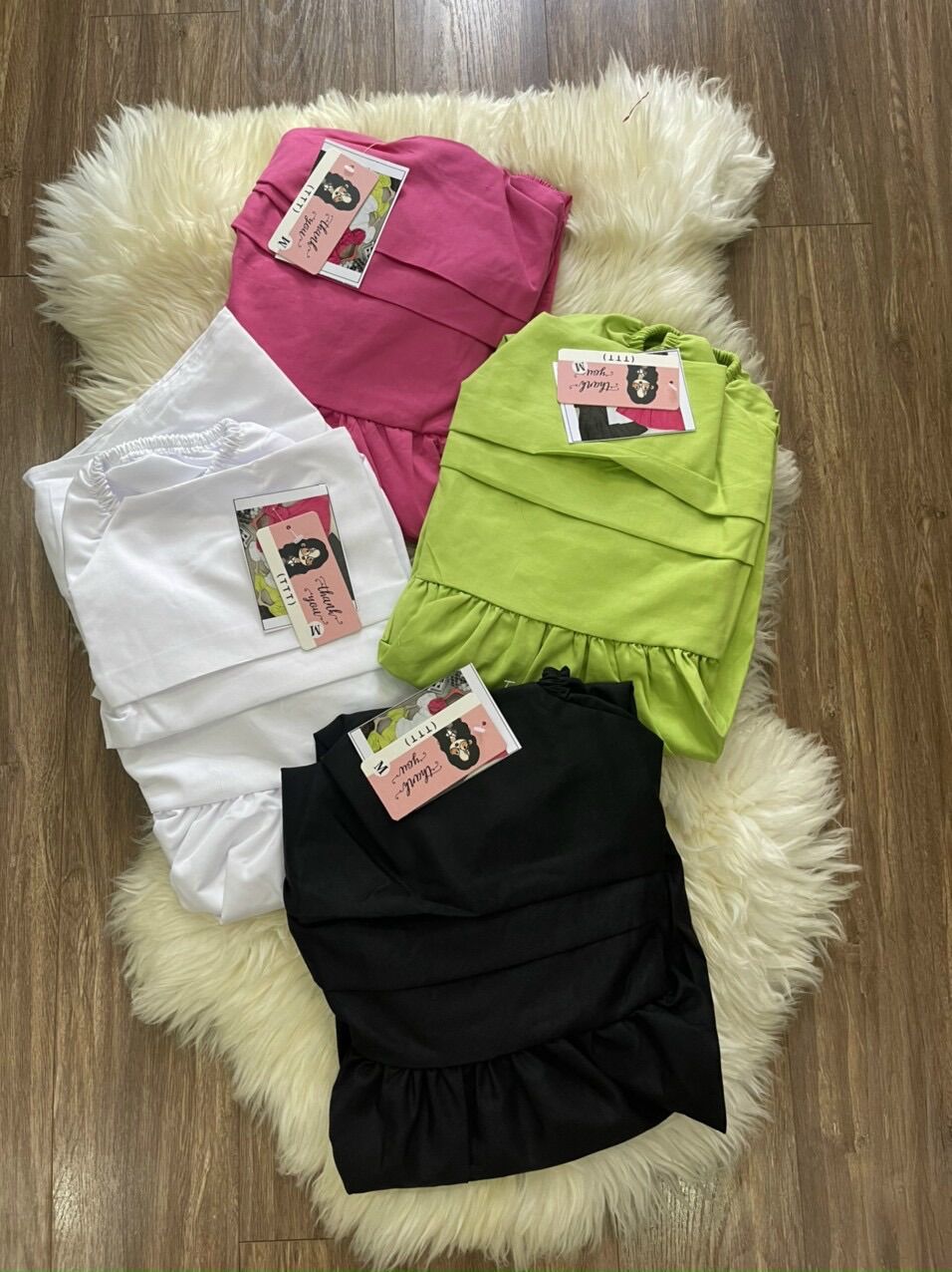 [Shop bigsize nữ 50kg-90kg] Đầm babyboll nơ lưng màu siêu cưng
